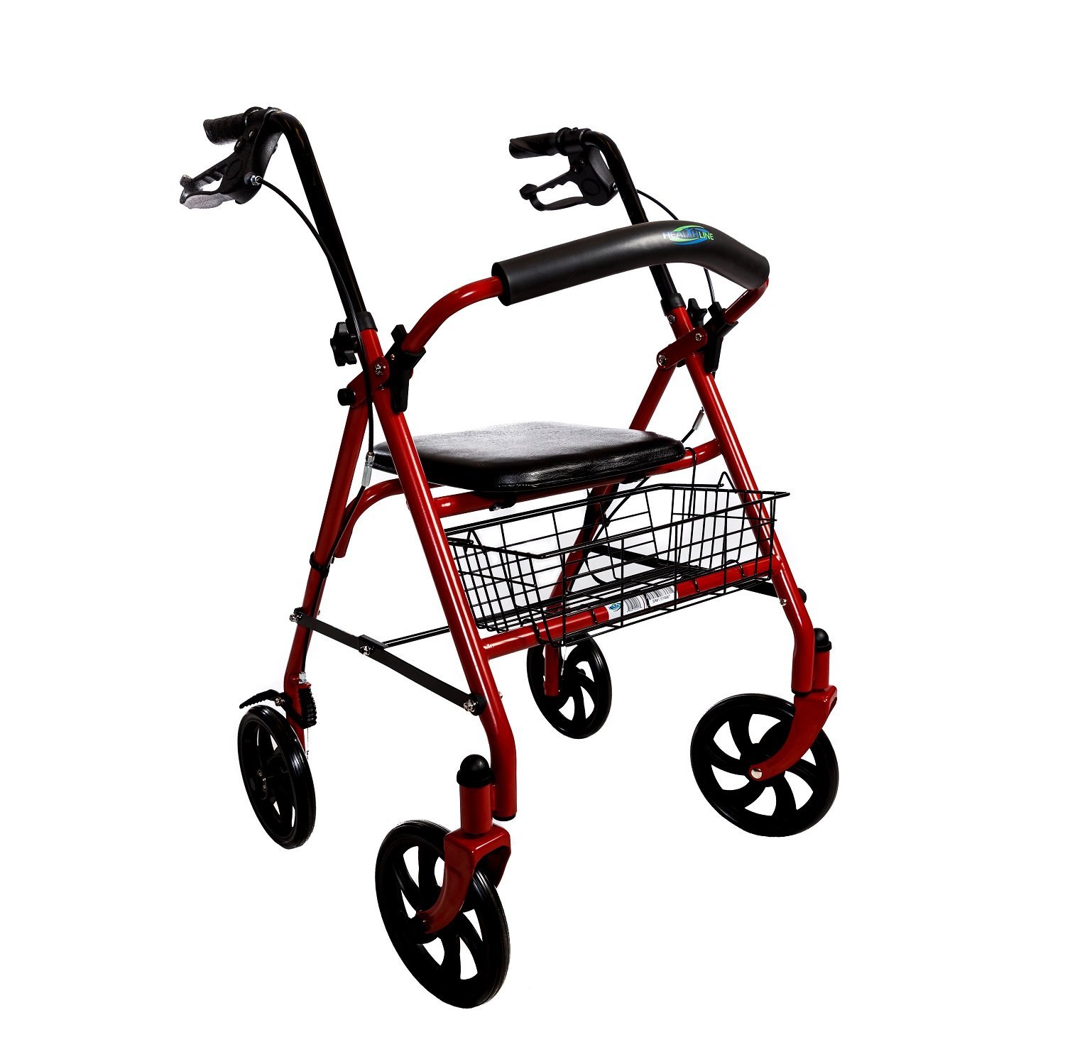 DAILYLIFE Rollator Walker歩行器 赤 Amazon.com: Drive Medical 1239RD Foldable Rollator Walker with